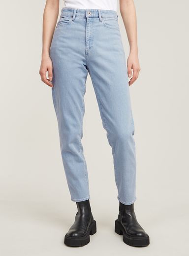 Janeh Ultra High Mom Ankle Jeans